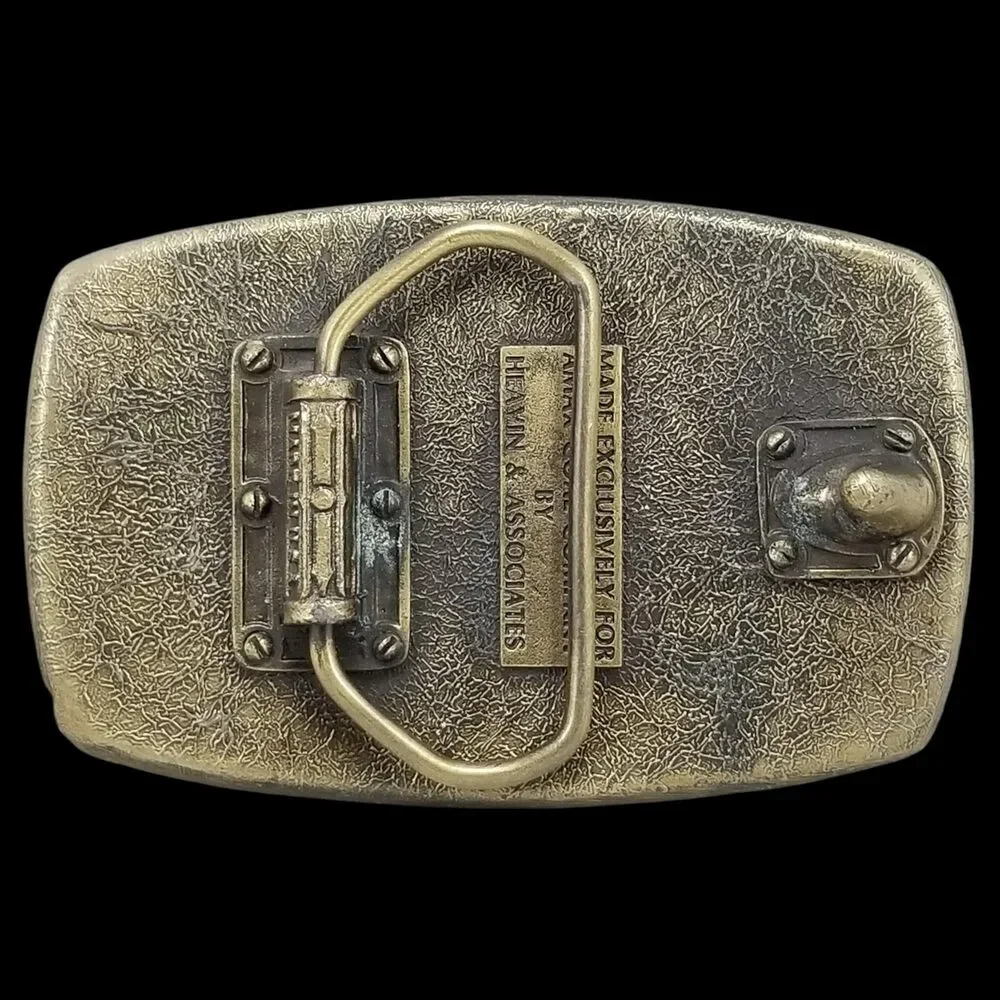 Vintage Leahy Mine Belt Buckle – July 1984‎ Amax Coal Company Solid Brass USA